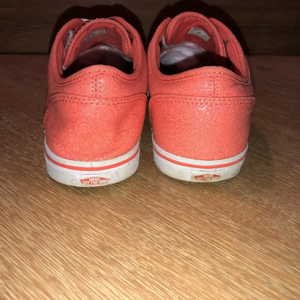 Vans Coral Shimmer SIZE 9, EXCELLENT CONDITION - Picture 5 of 8